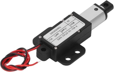 Micro Lineaire Actuator 150N Aluminium 15mm Slag Mini - Beweegbare 12V Industriële 6 Inch, Hoge Kracht 330 Lbs, RVS Stang voor Thuisgebruik en Automatisering