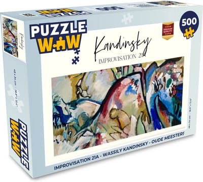 Puzzel Improvisation 21A - Wassily Kandinsky - Oude meesters - Legpuzzel - Puzzel 500 stukjes