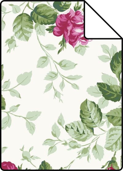 Proefstaal Origin Wallcoverings behang rozen roze - 26,5 x 21 cm - 326138-S