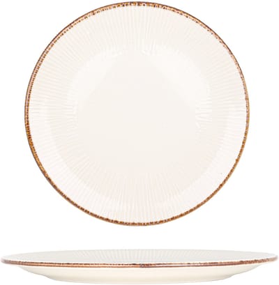 By Bone Dinerbord - Grace - Porselein - 25 cm - set van 6