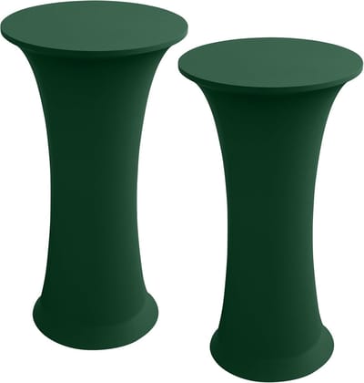 Set van 2 Ronde Stretch Tafelhoezen voor Cocktailtafels en Bartafels - Diameter 60-65cm