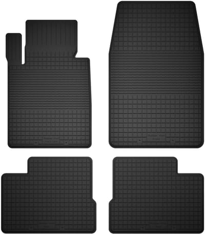 Wielganizator BasicProtect Serie - Rubber Automatten - 1.5cm Rand - 4 Stuks