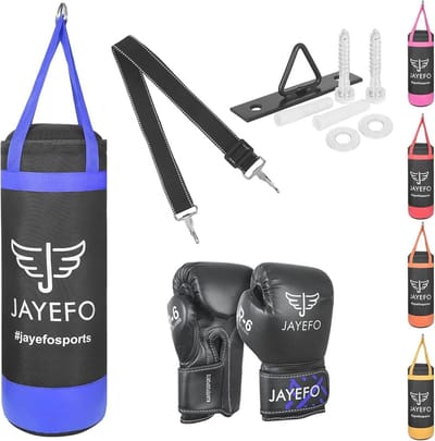 Kids Bokszak Set - 5 Stuks voor Boksen, MMA, Kickboksen en Karate - Ongevuld