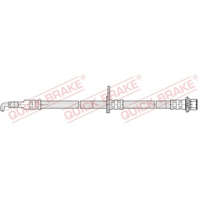 Remleiding QUICK BRAKE 50.828, rechts