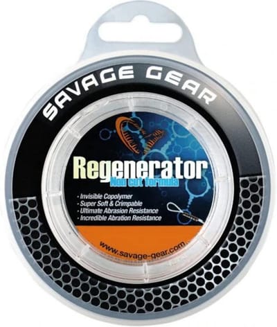 Monofilament Leader - Vislijn Voorsnaar - Snoekvissen Spinnen - Beet en Snijbestendig - 30m 070mm 26kg - Transparant