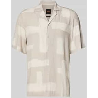 regular fit vrijetijdsoverhemd uit viscose model 'RAYER_M'