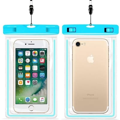 Waterdichte Telefoon Pouch Tas Hoesje voor Huawei P20 lite, P20 Pro, Mate 20 Lite, Mate 20 Pro, nova 3i -blauw