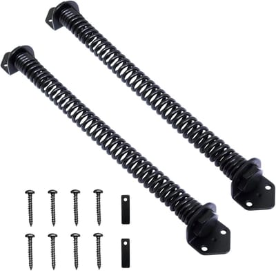 Dailygoods- Poortdeur Heavy Duty - Zelfsluitende Veer - Automatische Poortsluiting - Verstelbare Hekdeurveren - Corrosiebestendig Staal - Eenvoudig te Installeren - Hekdeur