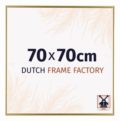 Fotolijst 70x70 cm - Kunststof - Goud - Easy