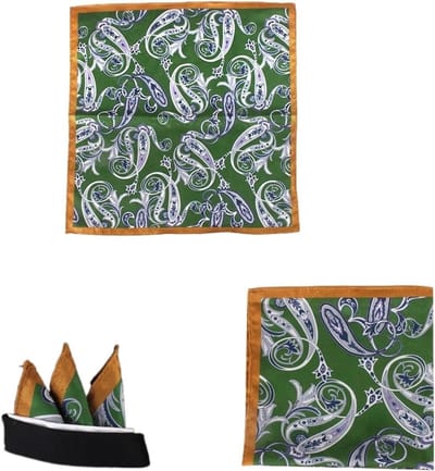 Zakdoeken Heren Dames - Pochet Stof - Accessoire Dragen - Bloemenprint Design - 34x34 cm - 10 Kleuren