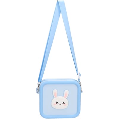 Siliconen Kinder Cameratas Schattige Cartoon Dier Decoratie Schokbestendig Waterdicht Grote Capaciteit Kinderen white