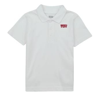 Levi´s ® Kids Back Neck Tape Korte Mouw Poloshirt Wit 16 Years Jongens