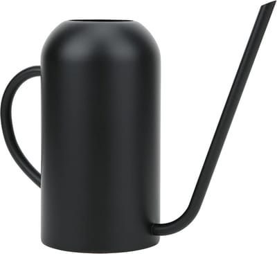 Roestvrijstalen gieter met lange schenktuit - 15 liter - ergonomische handgreep - voor bewatering van tuinbloemen planten bonsai