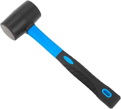 Rubberen Hamer voor Fietsonderhoud - Hard Rubber Hammer Ø 45mm, Fiets Gereedschap voor Reparatie en Onderhoud