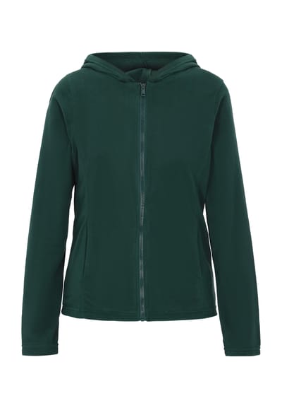 Mymo Fleece jas Dames donkergroen