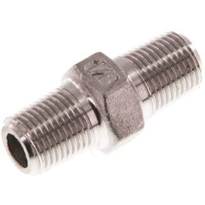 R 1/8'' RVS Borstnippel 16 Bar [5 Stuks]