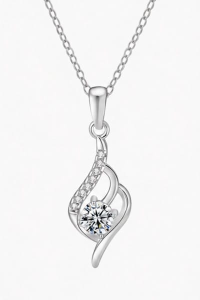 Luxe ketting - verguld - Zirkonia - Stijlvolle ketting - Zilverkleurig - Roestvrijstalen -cadeau -Valentijn - Liefde - Verrassing