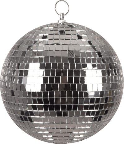 Boland - Discobal (M) zilver - Glitter & Glamour - Glamour - 80's - NYE - Oudjaarsavond