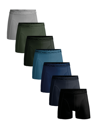 Muchachomalo Boxershorts Heren – 7 Pack – 95% Katoen – Normale Lengte – Heren Ondergoed – Onderbroeken Heren