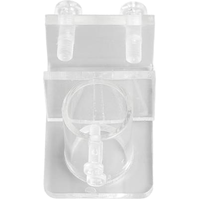 Aquarium Waterpijpklem Professionele Hoge Transmissie Acryl Vissenkom Pijpklem voor Vissenkom white