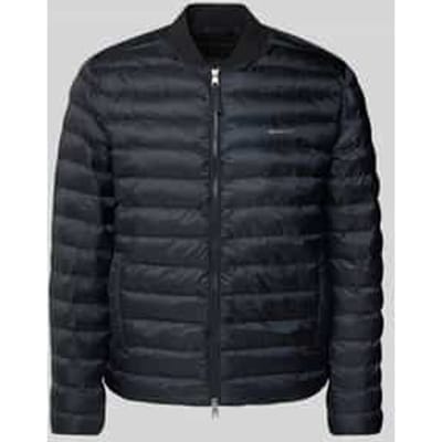Gewatteerd jack met labelprint
