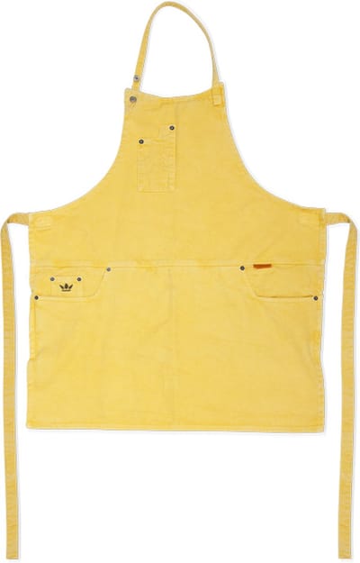 Dutchdeluxes Indigo jeans - Barbecue- of keukenschort - 5 zakken - Geel
