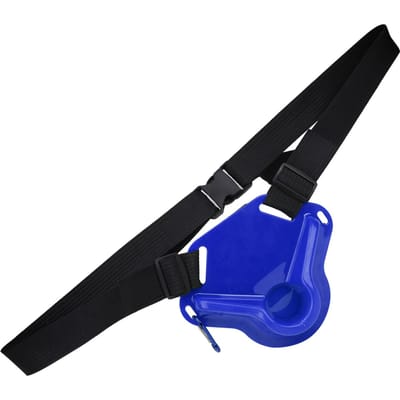 Draagbare Zeehengel Buiktop Riem Hengel Steun Accessoire voor Bootvissenblauw black