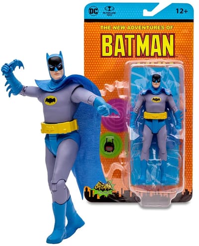 Mcfarlane Toys Batman Dc Retro 66-figuur Geassorteerd 15 Cm Blauw