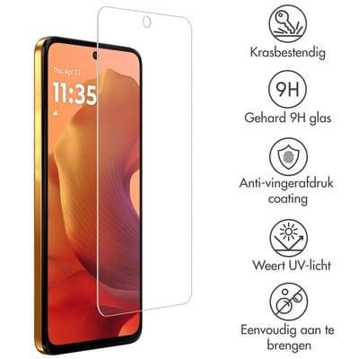 Accezz Screen Protector - Geschikt voor Motorola Moto G15 Power / Motorola Moto G15 - Gehard Glas Screenprotector