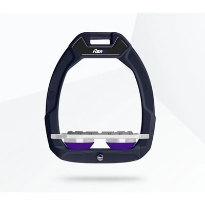 Veiligheidssporen Plat Grip Marine/Grijs/Paarse Flex-On Safe-On