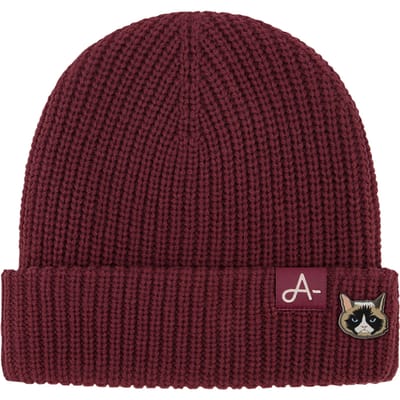 A-DAM Unisex Beanie Stone Red Catface Russet Brown Größe: OS | Hüte Outlet | Unisex | Rot