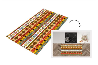 Keukenloper - Loper keuken - Maya - Patroon - Latijns Amerika - 120x60 cm - Keukenloper vinyl