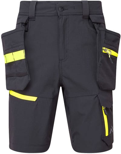 Portwest EV4 korte broek met afneembare holsterzakken EV444 - Zwart - 28