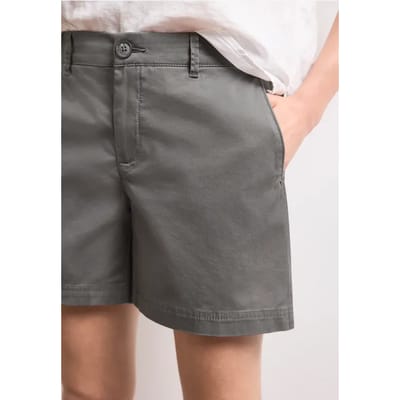 Mid Waist chino shorts in een casual pasvorm