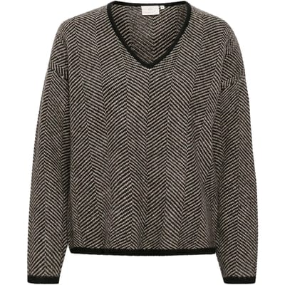 V-hals trui dames KAFFE Verana