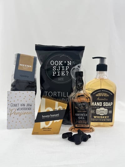 Pensioen •Cadeaupakket Heren• Bruno Banani Whisky - Cadeau voor Mannen - Perfect Gifts