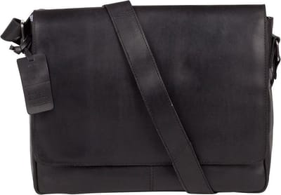 Burkely Vintage Juul Messenger Bag - Schoudertas - Zwart