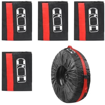 Set van 4 waterdichte autobandhoezen voor 19-23 inch wielen