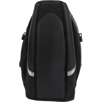Motorfiets Achtertas Waterdichte Bagageopslag Uitbreidbare Rugzak Achterzadel Zadeltas 14.5?18,5L black
