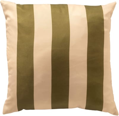 APOLLO - kussenhoes outdoor 45x45 cm - gestreept - Olive Branch - groen, beige