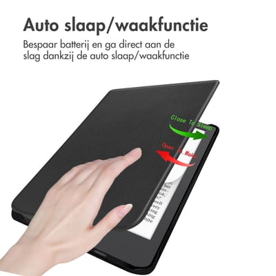 imoshion Slim Hard Case Bookcase voor de Pocketbook Verse / Verse Lite / Verse Pro / Vivlio Light / Light HD - Zwart