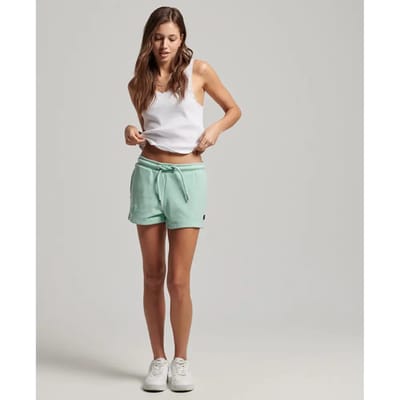 Superdry - Vintage Logo geborduurde jersey short - Dames - Korte broeken