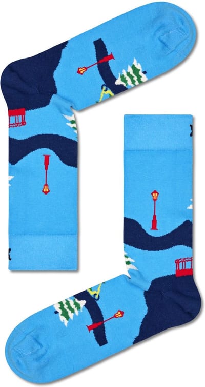 Happy Socks Santa On The Way To Work Sock - unisex sokken - Unisex - Maat: 36 - 40