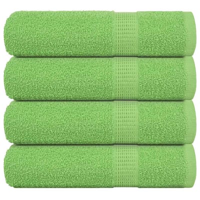 vidaXL - Handdoeken - FROGN - 4 - st - 50x100 - cm - 360 - g/m² - appelgroen