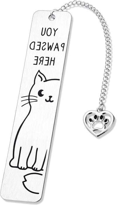 Schattige kattenboekenleggers, leuke cadeaus voor kattenliefhebbers, grappige geschenken voor vrienden en collega's, verjaardagscadeaus