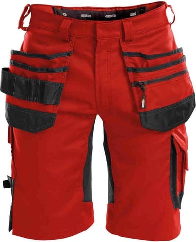 Dassy Trix Holsterzakkenshort met stretch 250083 - Rood/Zwart - 67