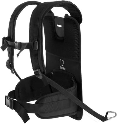 Rugzak Systeem - Pompdraagbanden - Draagcomfort Vergroten - Ergonomisch Ontwerp - 12 Liter Compatibel - Zwart