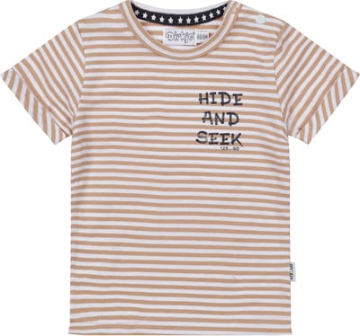 Dirkje R-HIDE AND SEEK Jongens T-shirt - Brown - Maat 62
