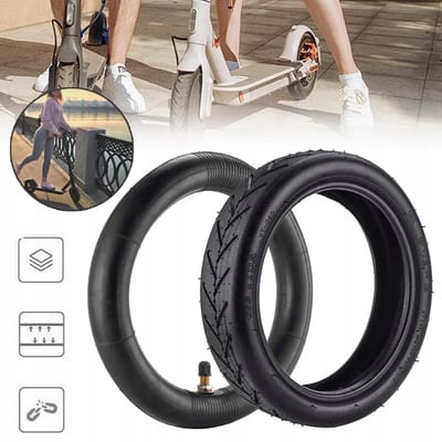 8,5 Inch Scooterband En Binnenbandset - Voor Xiaomi Mijia M365 - Verdikt Rubber Voor Verbeterde Demping - Slijtvast Snelle Montage - Combinatie Van Binnen- En Buitenband