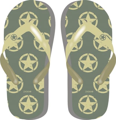 Arditex Teenslippers Military Junior Donkergroen Maat 28